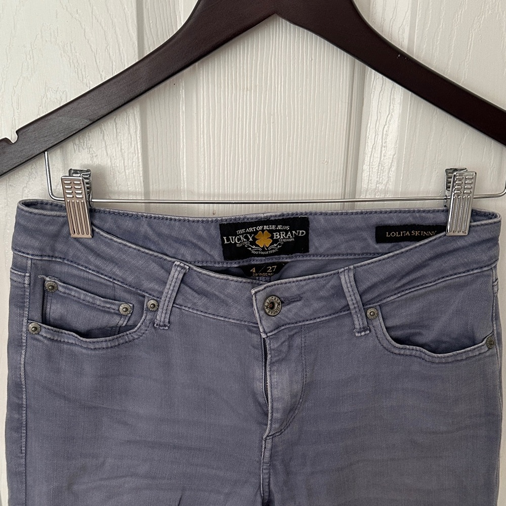 Lucky Brand Blue Skinny Jeans with Stretch